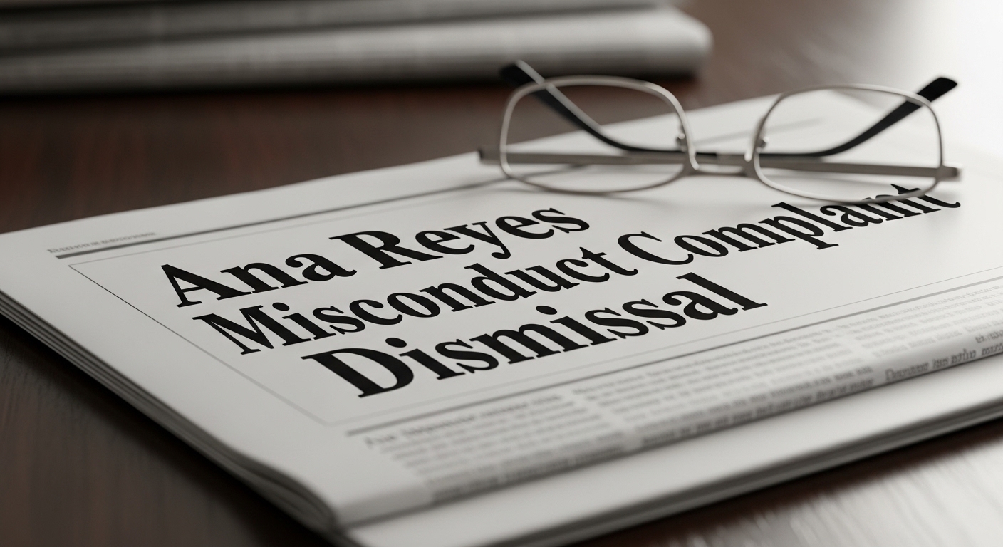 Ana Reyes Misconduct Complaint Dismissal